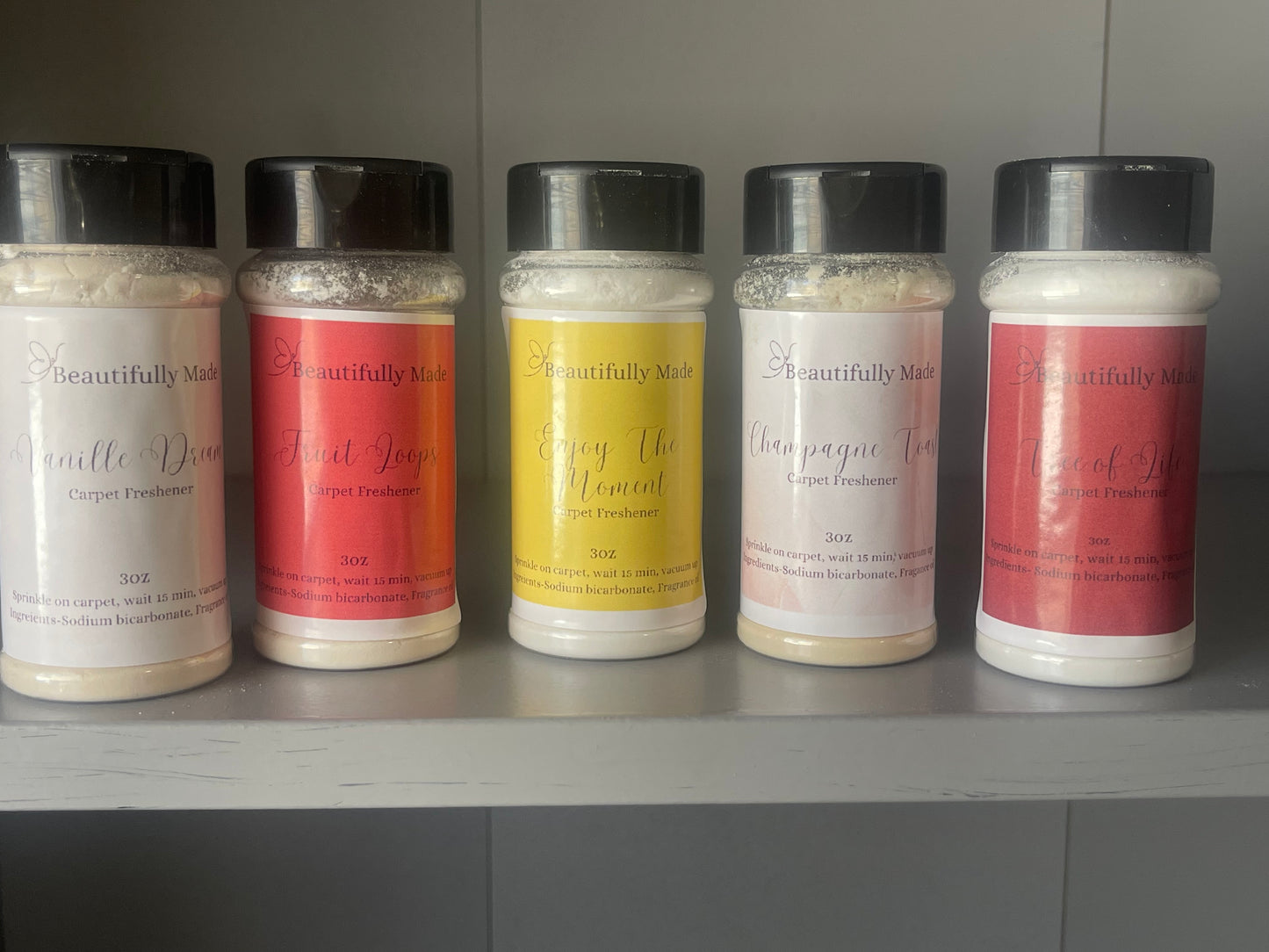 4 3oz Carpet Fresheners Samples