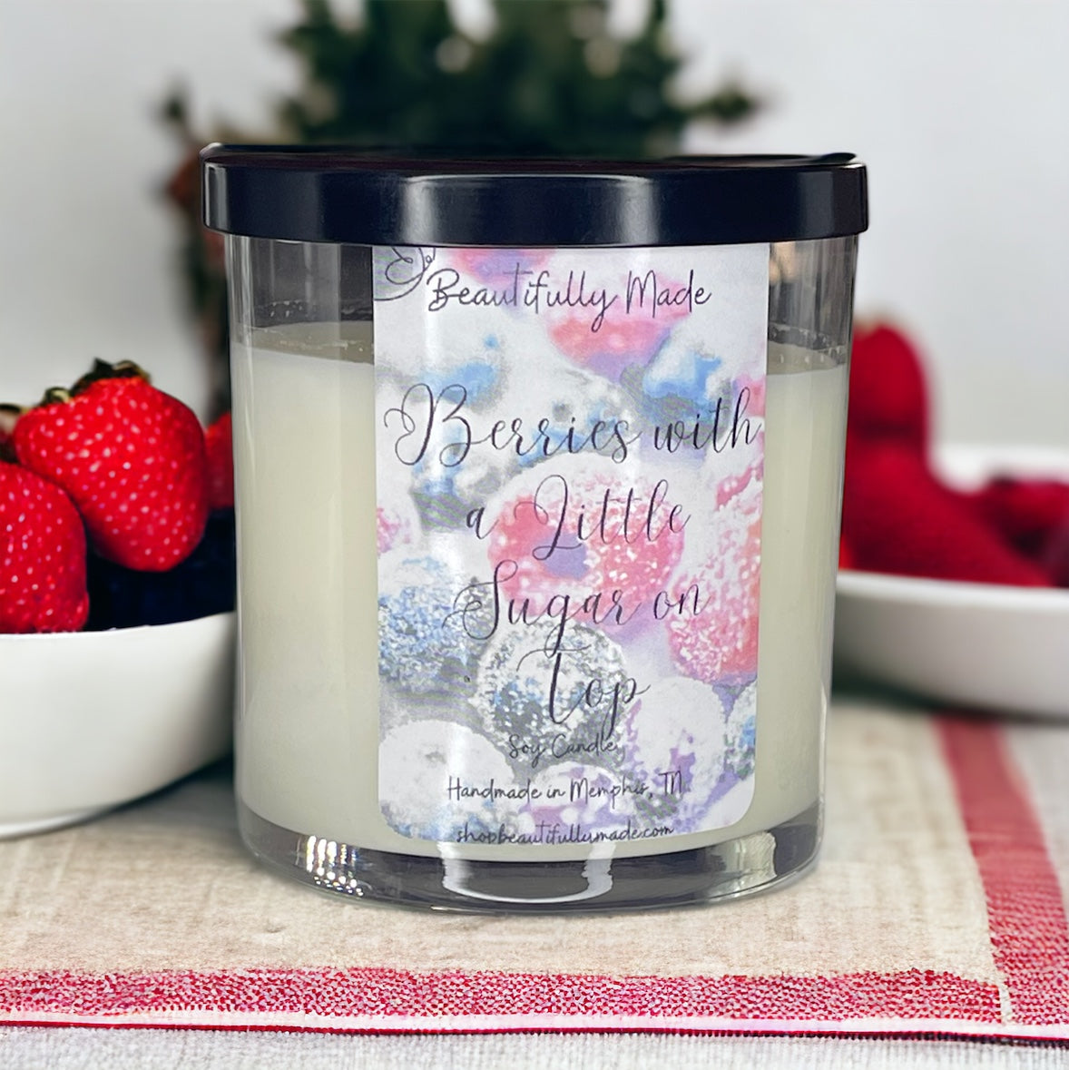 Berries with a Little Sugar on Top Soy Candle